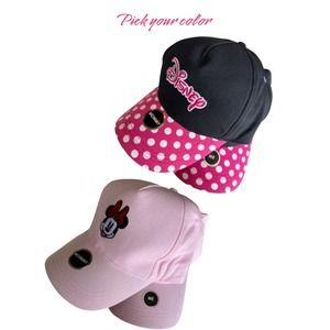 Disney Mickey Mommy & Me Adult and Toddler 2-7yr Adjustable Baseball Cap Set